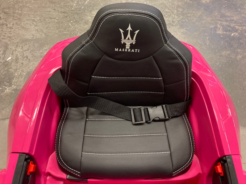 Maserati GC Sport roze kinderauto softstart