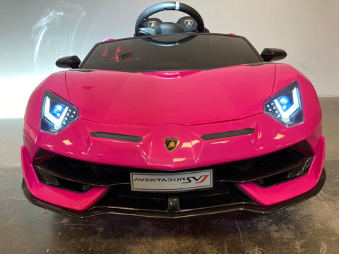 Kinderauto Lamborghini Aventador SVJ roze