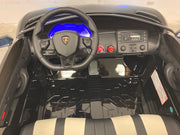 Accu auto kind Lamborghini Aventador zwart 24 volt drift
