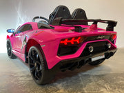 Accu kinderauto Lamborghini Aventador SVJ roze