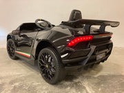Lamborghini Huracan elektrische kinderauto zwart