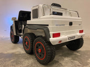 Mercedes G63 kinderauto 6x6 4wd wit 1 persoons