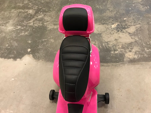 Accu kinder scooter Vespa GTS roze 12 volt (4556059345031)